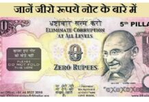 क्या आप जीरो रुपये नोट के बारे में जानते हैं? भारत में यह कब छापा गया और क्यों?