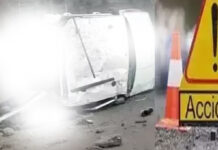 कैंटर ने कार को मारी टक्कर, 8 माह की गर्भवती की गई जान,अल्ट्रासाउंड करवाने जा रही थी जांच सेंटर