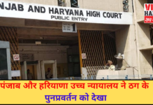 पंजाब और हरियाणा उच्च न्यायालय ने ठग के पुनप्रवर्तन को देखा | Latest News | Viral Haryana |