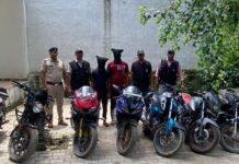 गुरुग्राम में पुलिस ने दबोचे कुख्यात बाइक चोर: बुलेट जैसी महंगी बाइकों को बनाते थे निशान; चोरी की 10 मोटरसाइकिलें बरामद App Install Banner