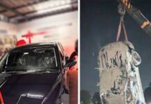 नई कार का एक्साइटमेंट ऐसा कि ब्रेक की जगह दबा दी रेस, नदी में गिरी नई Verna नई कार का एक्साइटमेंट ऐसा कि ब्रेक की जगह दबा दी रेस, नदी में गिरी नई Verna